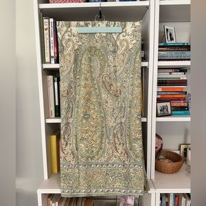Pottery Barn Paisley Cotton Shower Curtain.